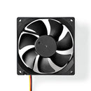 Nedis DCFAN9225BK Computerventilatordc 92 Mm 3-pin Stil