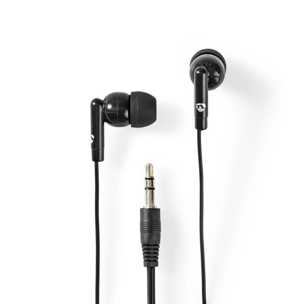 Nedis HPWD1000BK Bedrade Koptelefoon 3,5 Mm Kabellengte: 1.20 M Zwart
