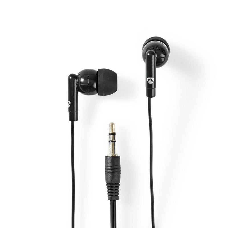 Nedis HPWD1000BK Bedrade Koptelefoon 3,5 Mm Kabellengte: 1.20 M Zwart