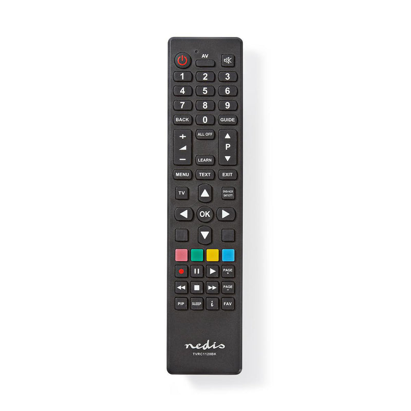 Nedis TVRC1120BK Universele Afstandsbediening Pc-programmeerbaar Bedient 2 Apparaten