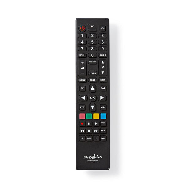 Nedis TVRC1140BK Universele Afstandsbediening Pc-programmeerbaar Bedient 4 Apparaten