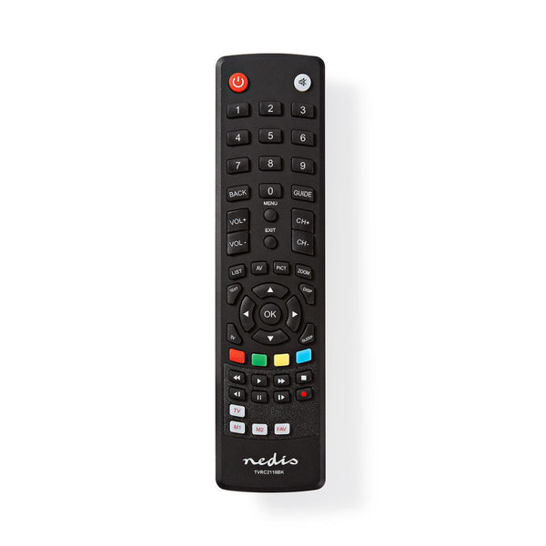 Nedis TVRC2110BK Universele Afstandsbediening Voorgeprogrammeerd Bedient 1 Apparaat