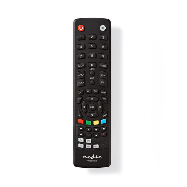Nedis TVRC2120BK Universele Afstandsbediening Voorgeprogrammeerd Bedient 2 Apparaten