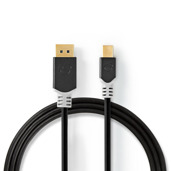 Nedis CCBP37404AT20 Mini-displayport - Displayport-kabel Mini-displayport Male - Displayport Male 2