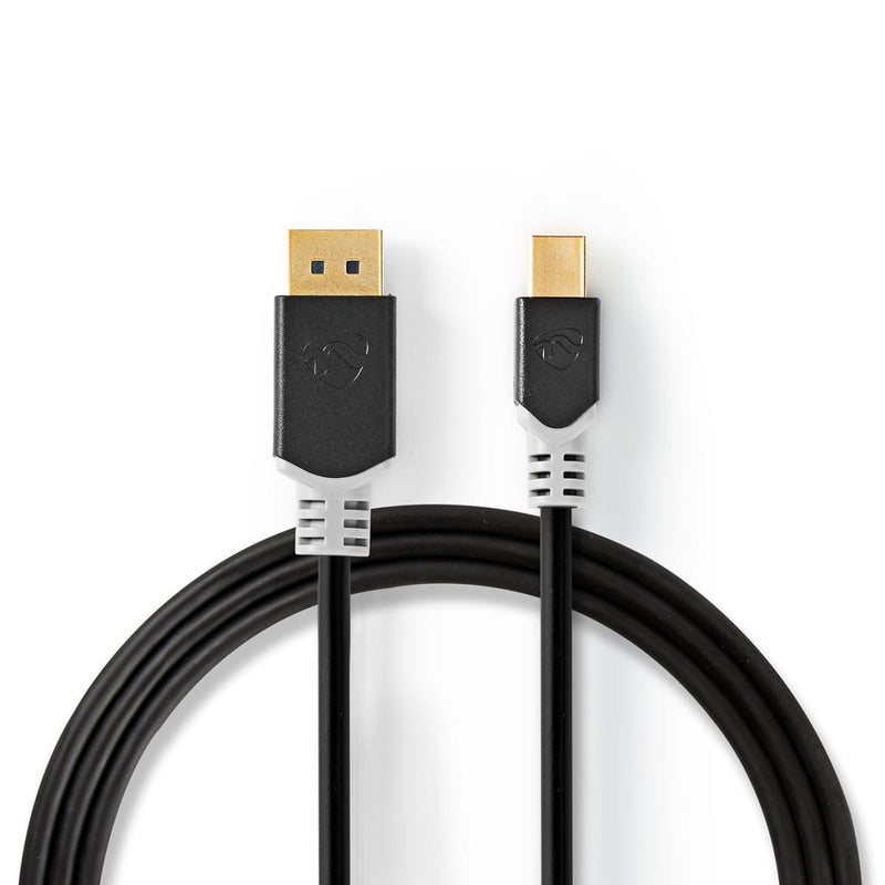 Nedis CCBP37404AT20 Mini-displayport - Displayport-kabel Mini-displayport Male - Displayport Male 2