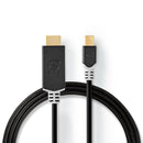 Nedis CCBP37604AT20 Mini-displayport - Hdmi&trade;-kabel 1.4 Mini-displayport Male - Hdmi&trade; Ma
