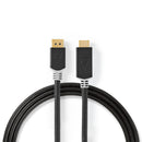 Nedis CCBW37104AT20 Displayport - Hdmi&trade;-kabel 1.4 Displayport Male - Hdmi&trade; Male 2,0 M A