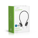 Nedis HPWD1105BK Bedrade Koptelefoon Ronde Kabel 2,1 M On-ear Zwart
