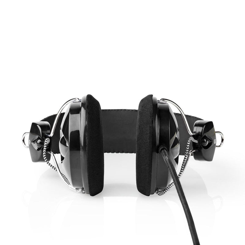 Nedis HPWD1104BK Bedrade Koptelefoon 1,1 M Ronde Kabel On-ear Opvouwbaar Zwart