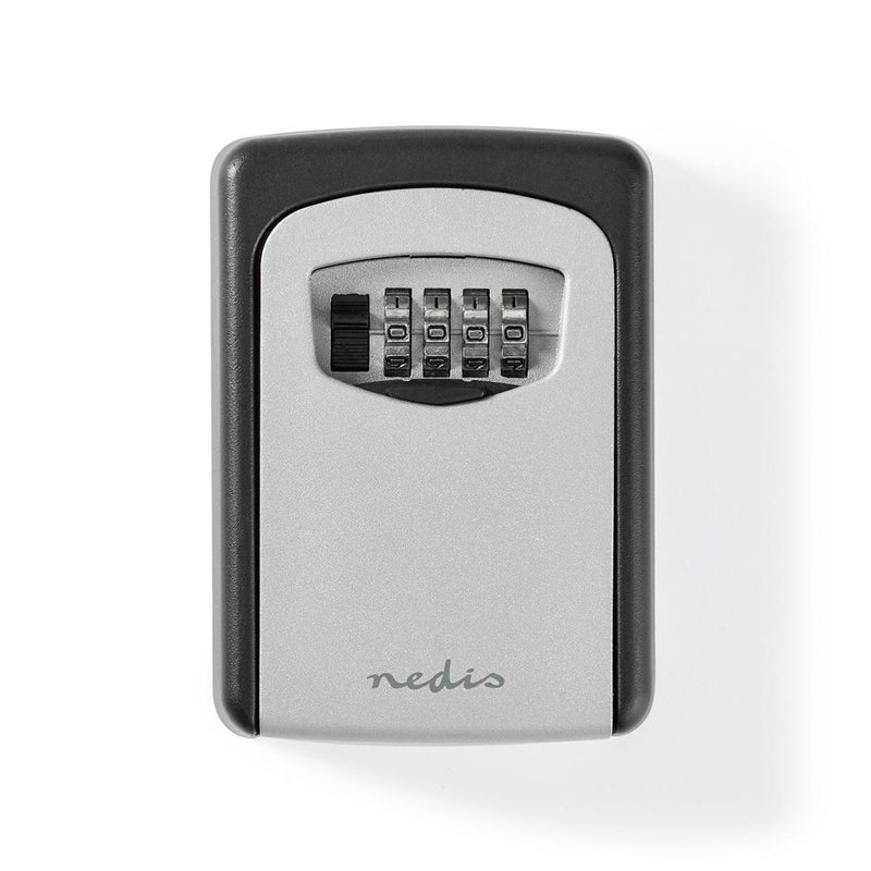 Nedis KEYCC01GY Kluis Sleutelkluis Combinatieslot Binnen- En Buitenshuis Grijs/zwart