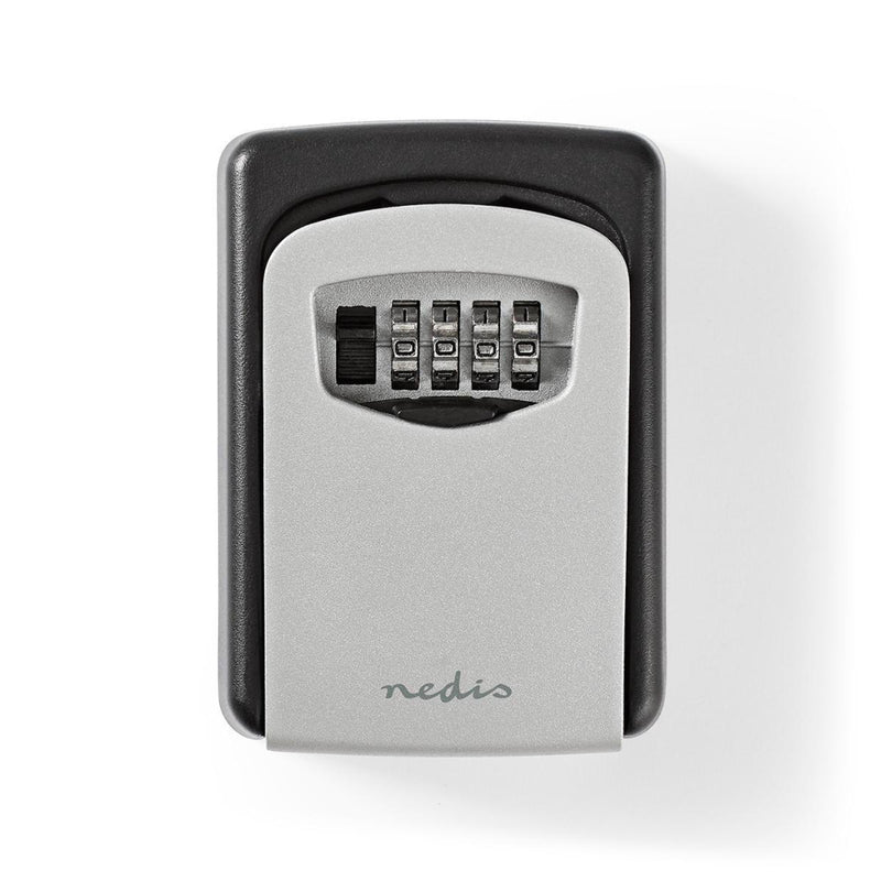 Nedis KEYCC01GY Kluis Sleutelkluis Combinatieslot Binnen- En Buitenshuis Grijs/zwart