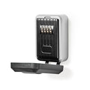 Nedis KEYCC02BK Kluis Sleutelkluis Combinatieslot Binnen- En Buitenshuis Grijs/zwart