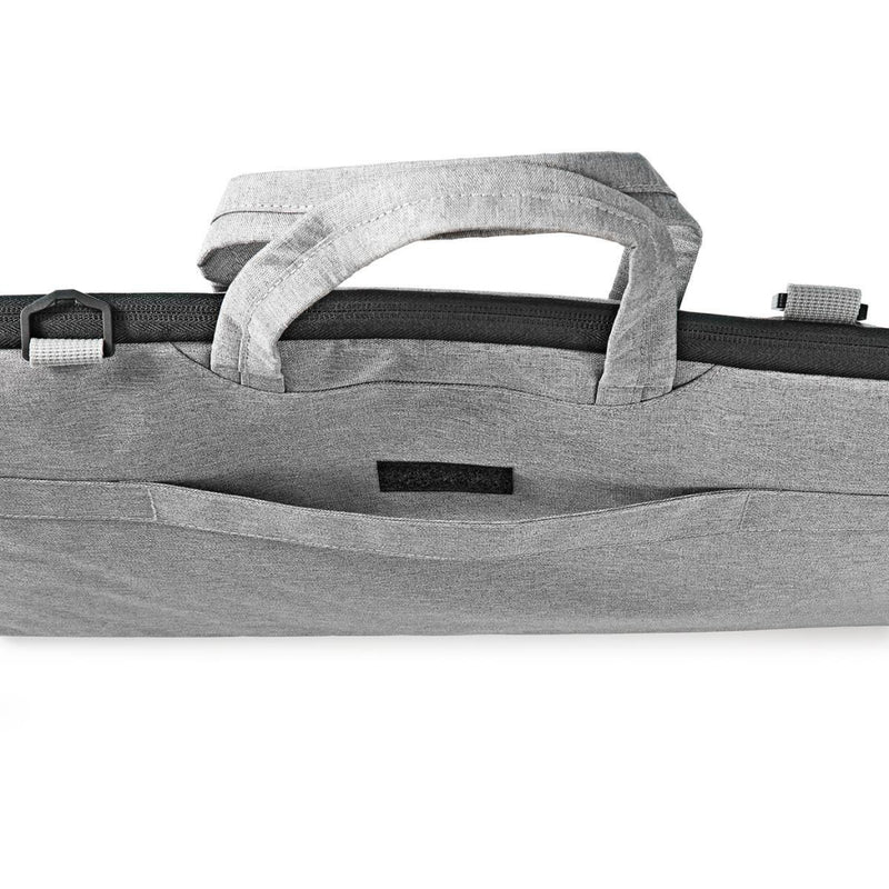 Nedis NBBG17150GY Laptoptas Schouderband 8 Vakken 17&quot; - 18&quot; Grijs
