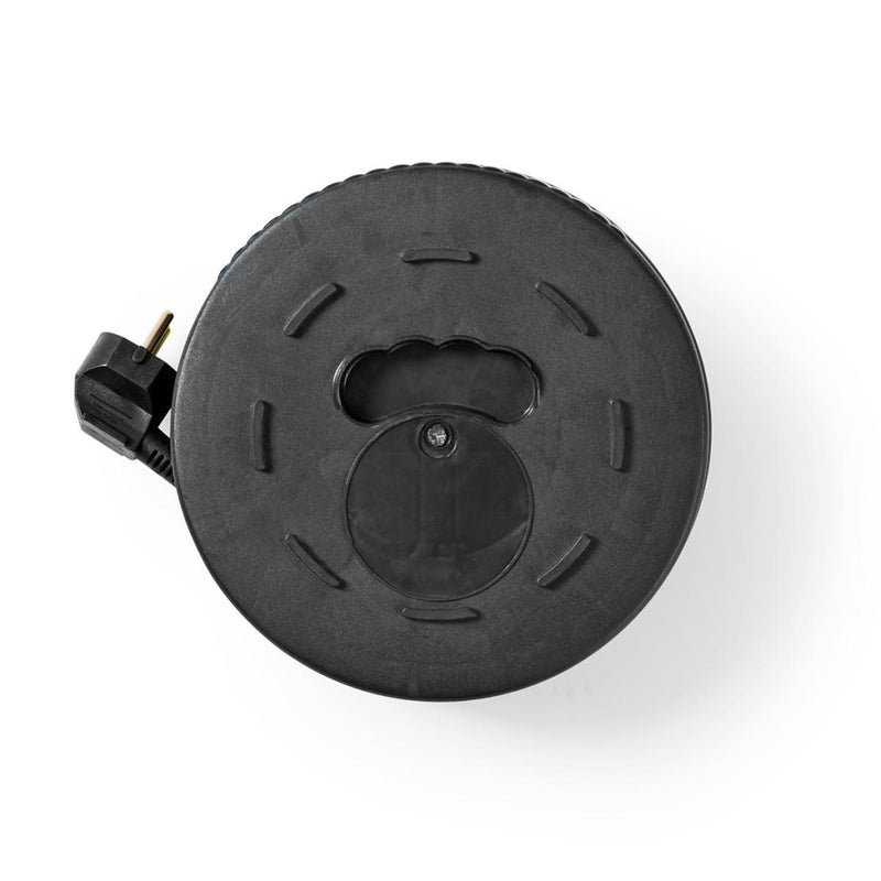 Nedis PECCR05UFGN Kabelhaspel 5,0 M 3x 1,5 Mm² Thermische Beveiliging Schuko & Usb