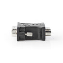 Nedis CCGB32902BK Dvi - Vga-adapter Dvi-d 24+1-pins Male - Vga Female Zwart