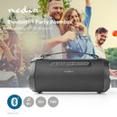 Nedis SPBB305BK Party-boombox 6 Uur Speeltijd Bluetooth® Tws Draaglus Zwart