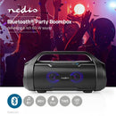 Nedis SPBB310BK Party-boombox 6 Uur Speeltijd Bluetooth® Tws Party-lichten Zwart