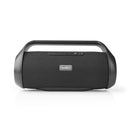 Nedis SPBB320BK Party-boombox 6 Uur Speeltijd Bluetooth® Tws Handvat Zwart