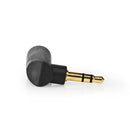 Nedis CABW22975AT Stereo-audioadapter 3,5 Mm Male - 3,5 Mm Female 90&deg; Gehoekt 3-polig Antraciet