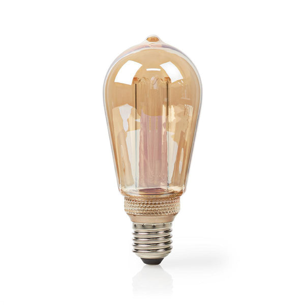 Nedis LBRDE27ST64AR Retro Deco St64 E27 4 W 120 Lm 1800 K