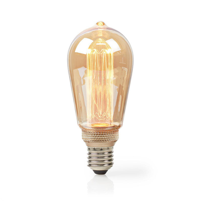 Nedis LBRDE27ST64AR Retro Deco St64 E27 4 W 120 Lm 1800 K