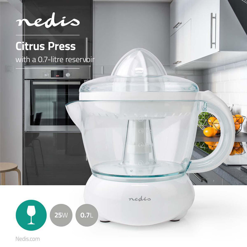 Nedis KAJC100CWT Citruspers 25 W 0.7 L Wit
