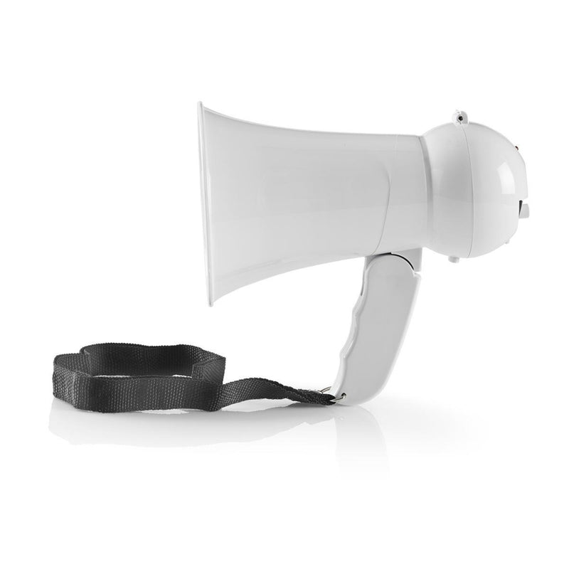 Nedis MEPH2020WT Supportersmegafoon 100 Db 100 M Bereik Landenstickers Wit