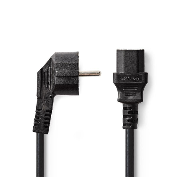 Nedis CEGT10000BK50 Stroomkabel Schuko Male Iec-320-c13 5,0 M Zwart