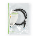 Nedis CCGP85330BK10 Cat6a Sf/utp-netwerkkabel Rj45 Male - Rj45 Male 1,0 M Zwart