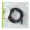 Nedis CCGP85330BK50 Cat6a Sf/utp-netwerkkabel Rj45 Male - Rj45 Male 5,0 M Zwart