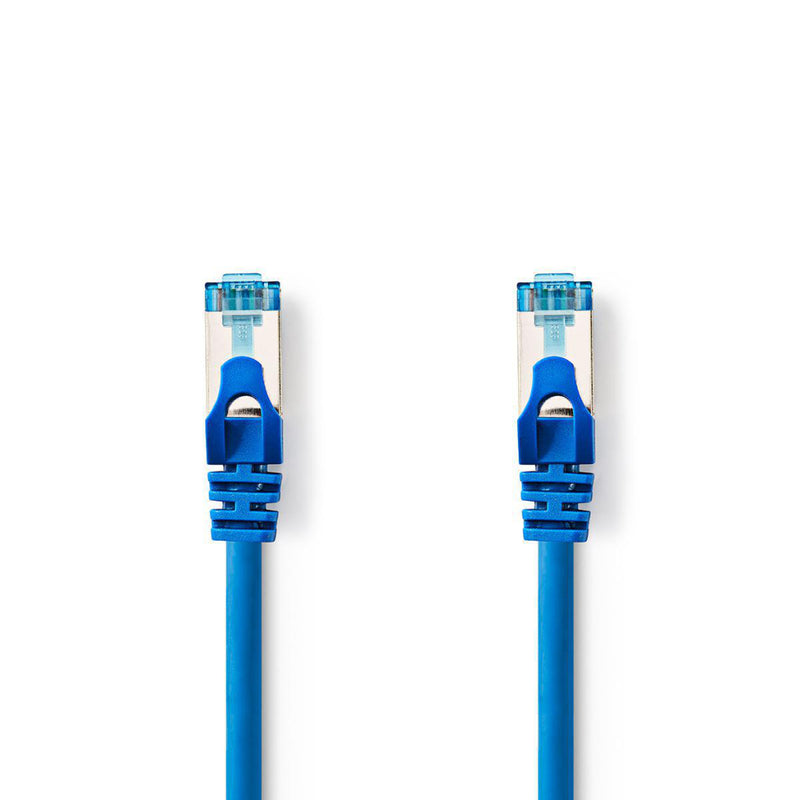 Nedis CCGP85330BU05 Cat6a Sf/utp-netwerkkabel Rj45 Male - Rj45 Male 0,5 M Blauw