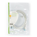 Nedis CCGP85330WT10 Cat6a Sf/utp-netwerkkabel Rj45 Male - Rj45 Male 1,0 M Wit