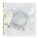Nedis CCGP85216WT100 Cat6 Utp-netwerkkabel Plat Rj45 Male - Rj45 Male 10,0 M White
