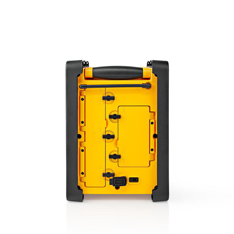 Nedis RDFM3100YW Fm-bouwradio 15 W Bluetooth® Ipx5 Handvat Geel / Zwart