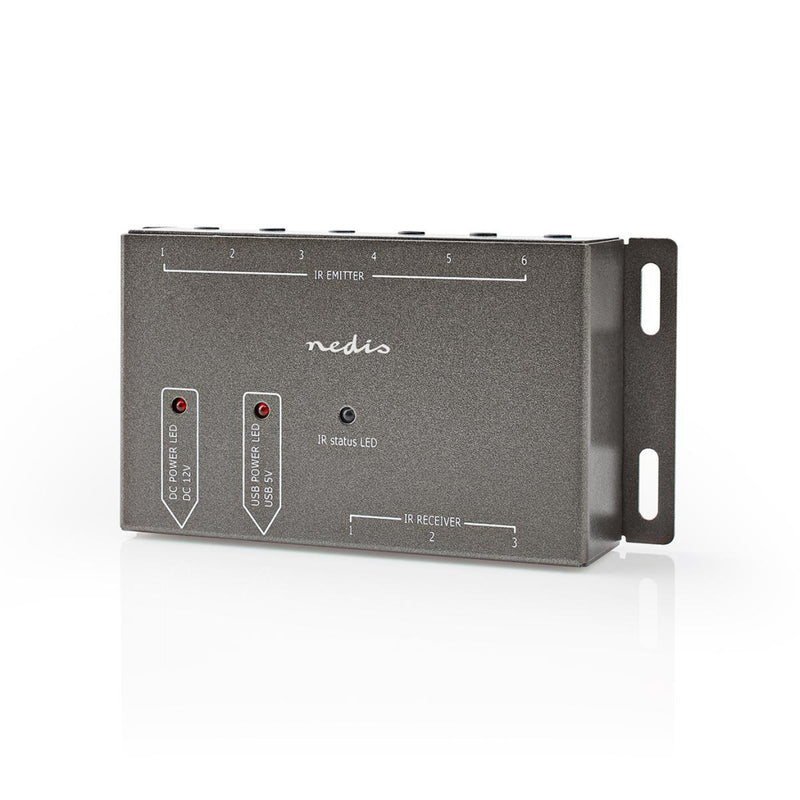 Nedis IREX150AT Ir-extender Voor Afstandsbedieningen 30 - 60 Khz Voor 6 Apparaten 10,0 M Bereik Ant