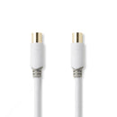 Nedis CSBW40015WT100 Coaxkabel 100 Db Iec (coax) Male - Iec (coax) Female 10,0 M Wit