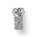 Nedis CSBW41901ME F-connector Male 7,0 Mm Twist-on Metaal
