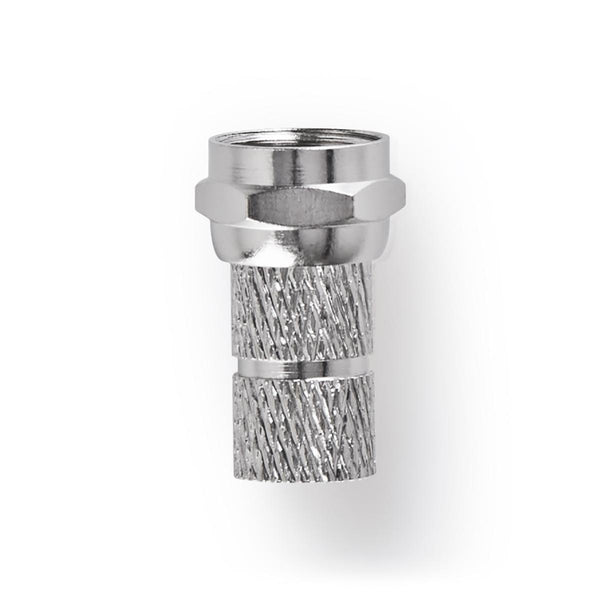 Nedis CSBW41901ME F-connector Male 7,0 Mm Twist-on Metaal