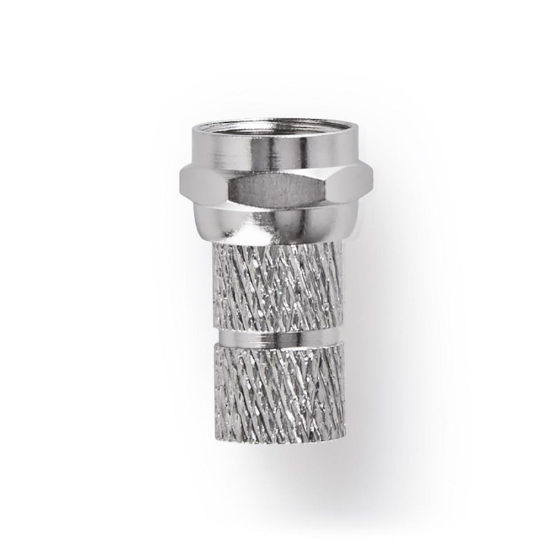 Nedis CSBW41901ME F-connector Male 7,0 Mm Twist-on Metaal