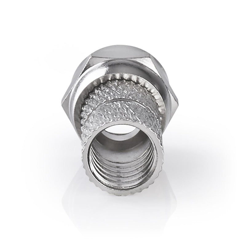 Nedis CSBW41901ME F-connector Male 7,0 Mm Twist-on Metaal