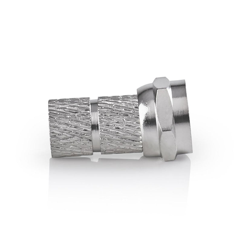 Nedis CSBW41901ME F-connector Male 7,0 Mm Twist-on Metaal