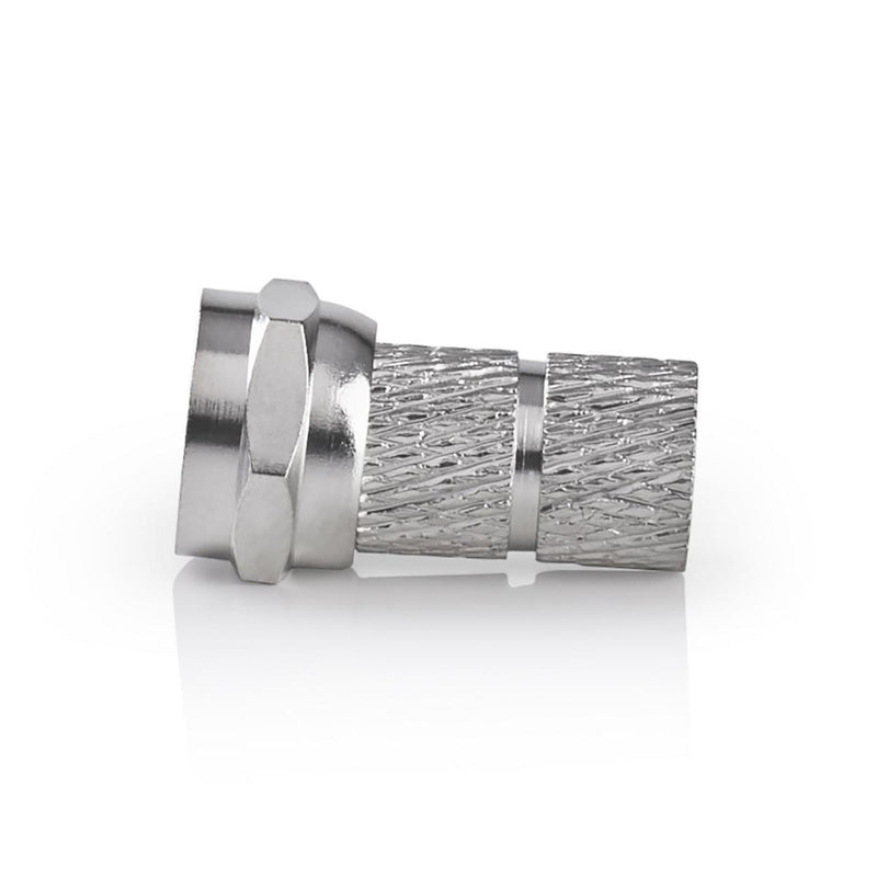 Nedis CSBW41901ME F-connector Male 7,0 Mm Twist-on Metaal
