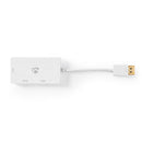 Nedis CCGB37366WT02 Displayport Multipoort-adapterkabel Mini-displayport Male - Vga Female + Dvi-d