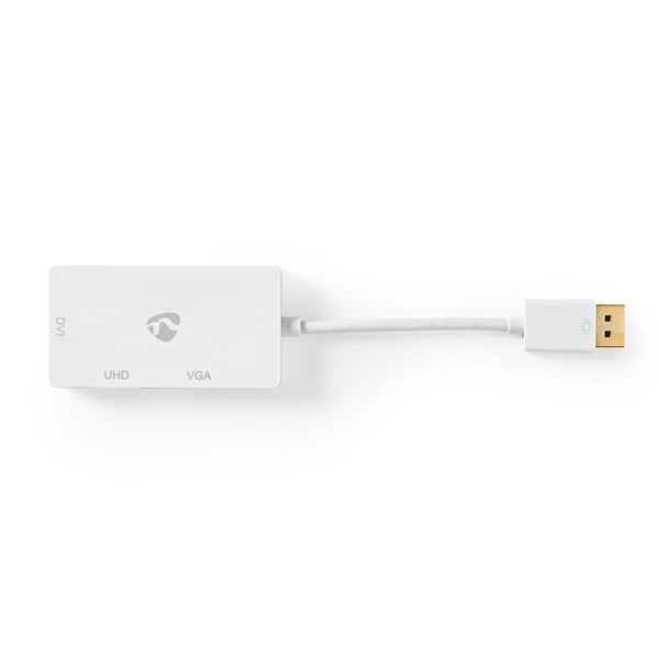 Nedis CCGB37366WT02 Displayport Multipoort-adapterkabel Mini-displayport Male - Vga Female + Dvi-d