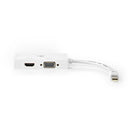 Nedis CCGB37466WT02 Mini-displayport Multipoort-adapterkabel Mini-displayport Male - Vga Female + D