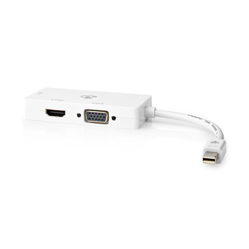 Nedis CCGB37466WT02 Mini-displayport Multipoort-adapterkabel Mini-displayport Male - Vga Female + D