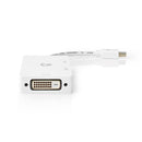 Nedis CCGP37466WT02 Mini-displayport Multipoort-adapterkabel Mini-displayport Male - Vga Female + D