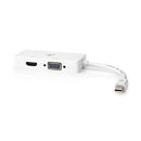 Nedis CCGP37466WT02 Mini-displayport Multipoort-adapterkabel Mini-displayport Male - Vga Female + D