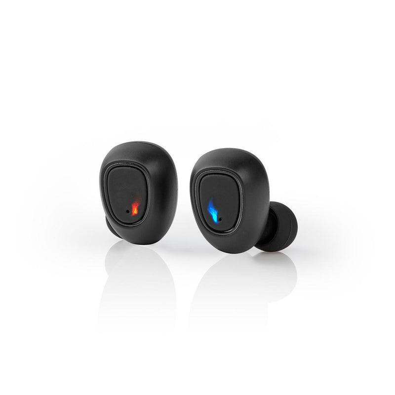 Nedis HPBT5052BK Volledig Draadloze Bluetooth®-oordopjes 5 Uur Afspeeltijd Spraakbediening Draadloo