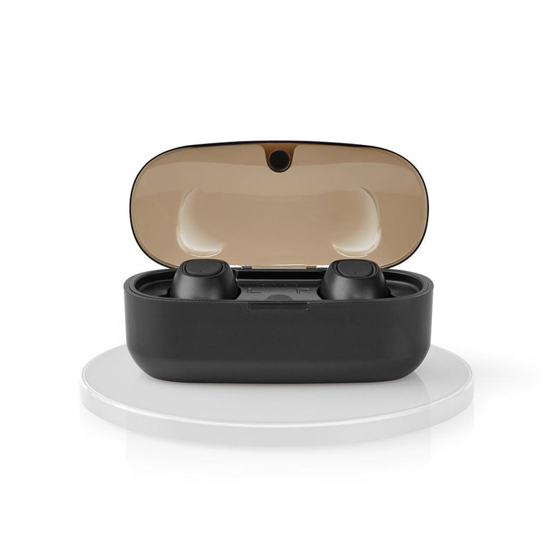 Nedis HPBT5052BK Volledig Draadloze Bluetooth®-oordopjes 5 Uur Afspeeltijd Spraakbediening Draadloo